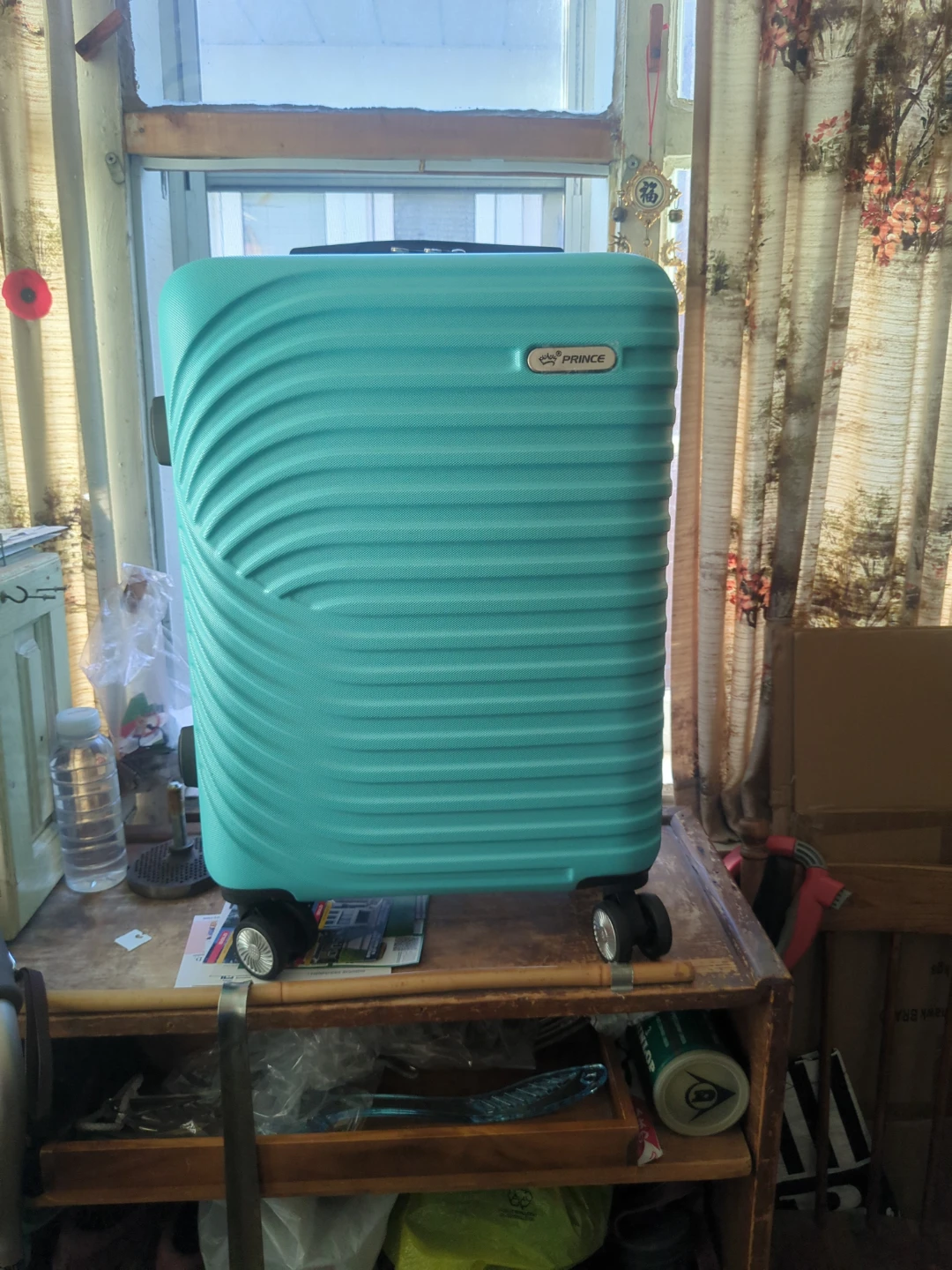 Prince Teal Hardshell Suitcase