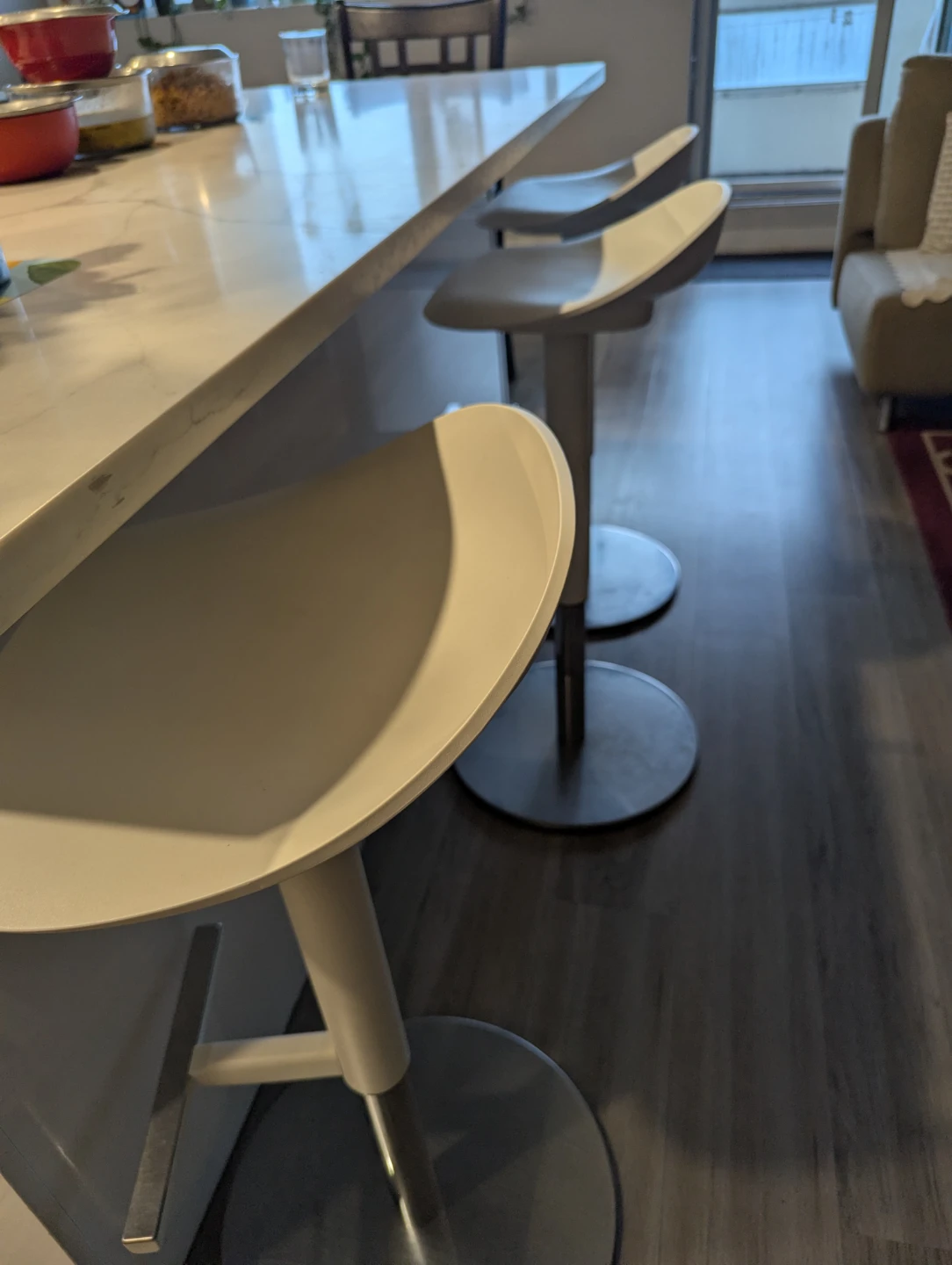Adjustable Swivel Bar Stools (Set of 3) - photo 2