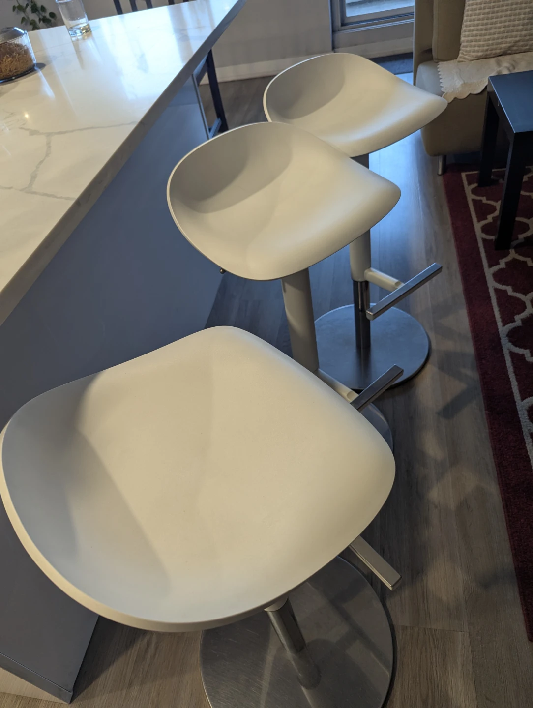 Adjustable Swivel Bar Stools (Set of 3) - photo 3