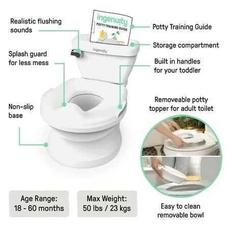 Ingenuity Smart Squirter Potty Training Toilet