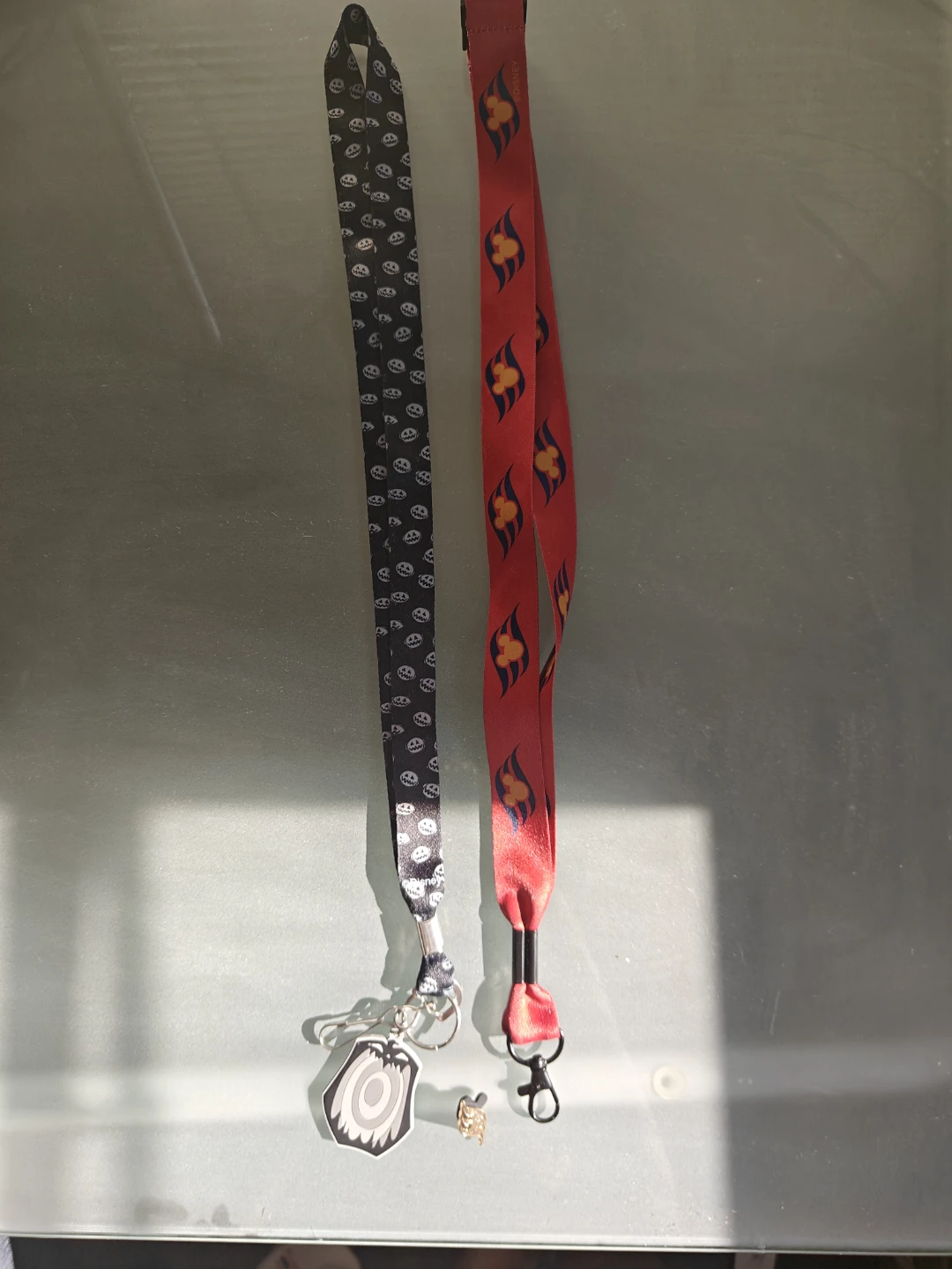 2 Disney Lanyards with Charm and Gold Pin - photo 3