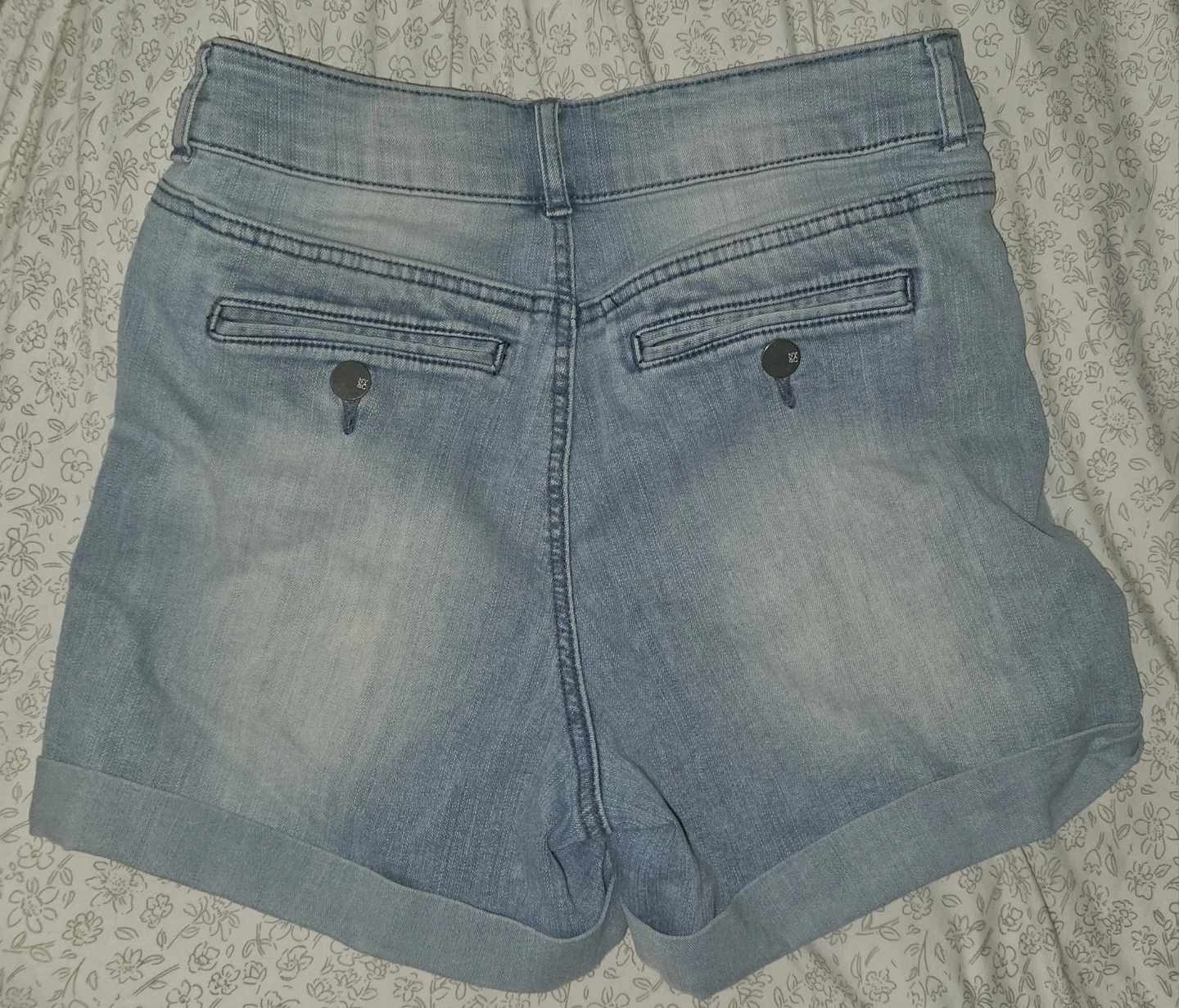 New York & Company Light Wash Denim Shorts - photo 2