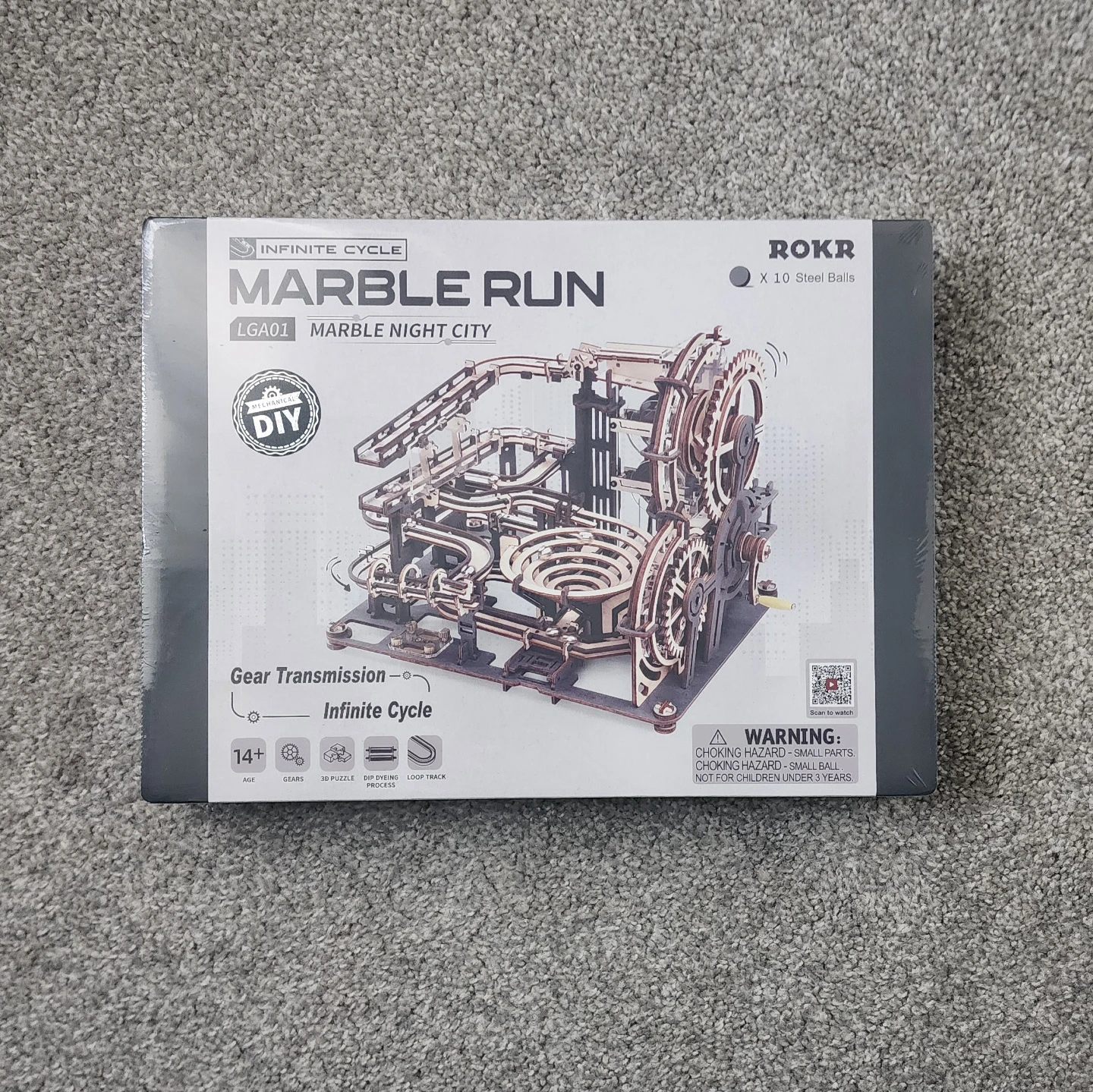 ROKR Marble Run LGA01 Marble Night City 3D Puzzle - NEW SEALED - photo 3