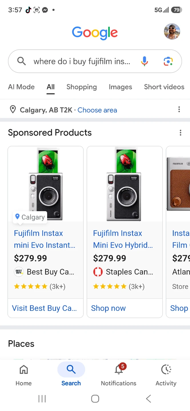 Fujifilm Instax Mini Evo Hybrid Instant Camera