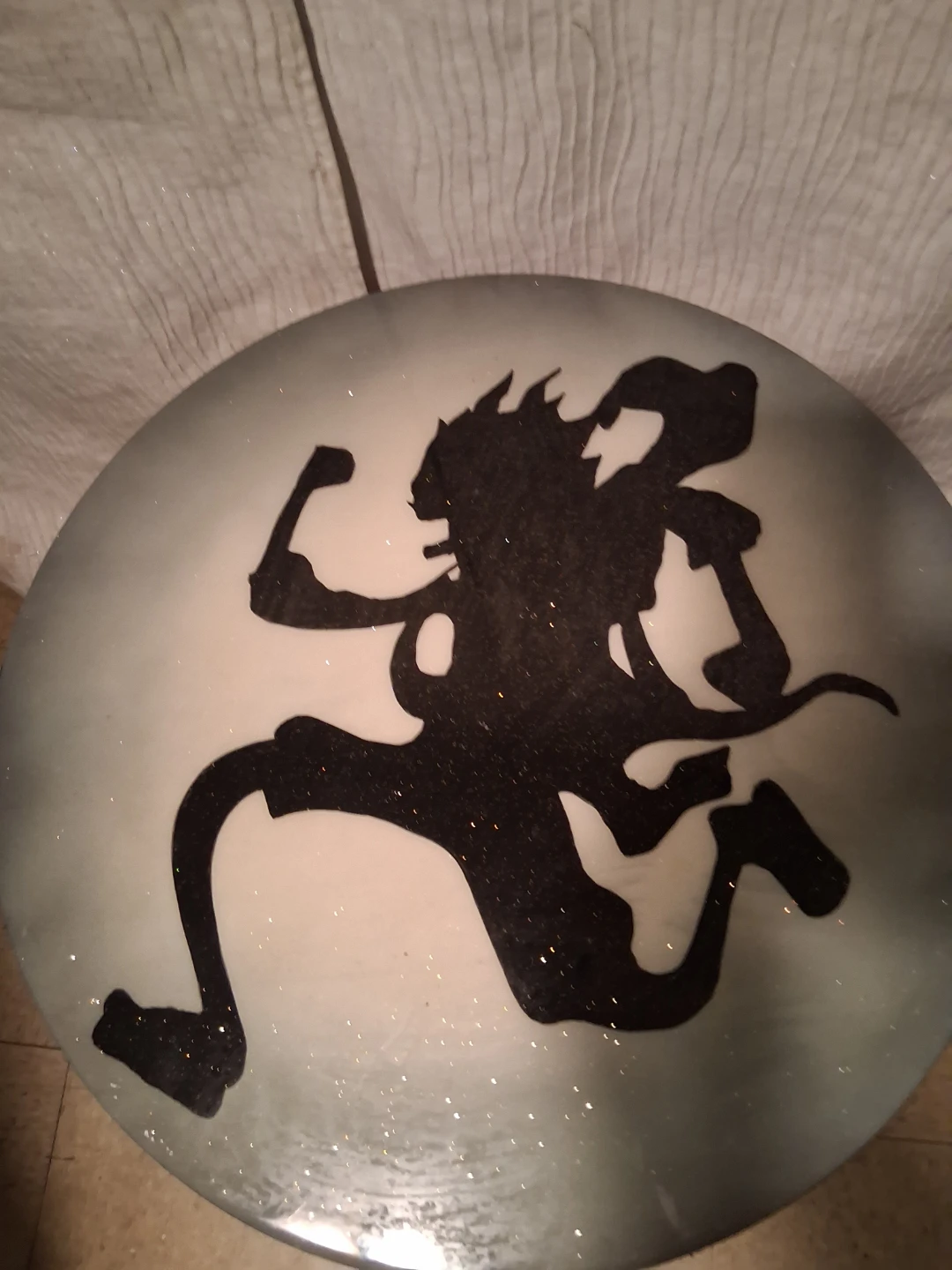 Handmade Coffee Table with Anime Character Design - photo 2
