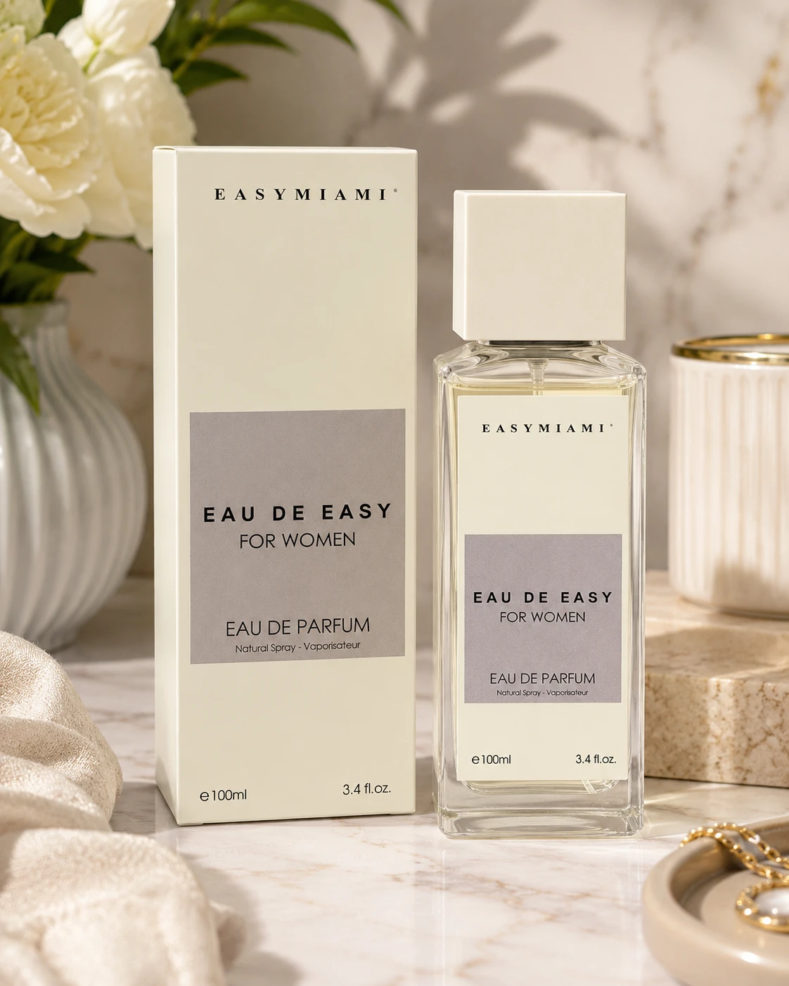 EasyMiami Eau De Easy for Women Eau de Parfum 3.4 oz (100ml)