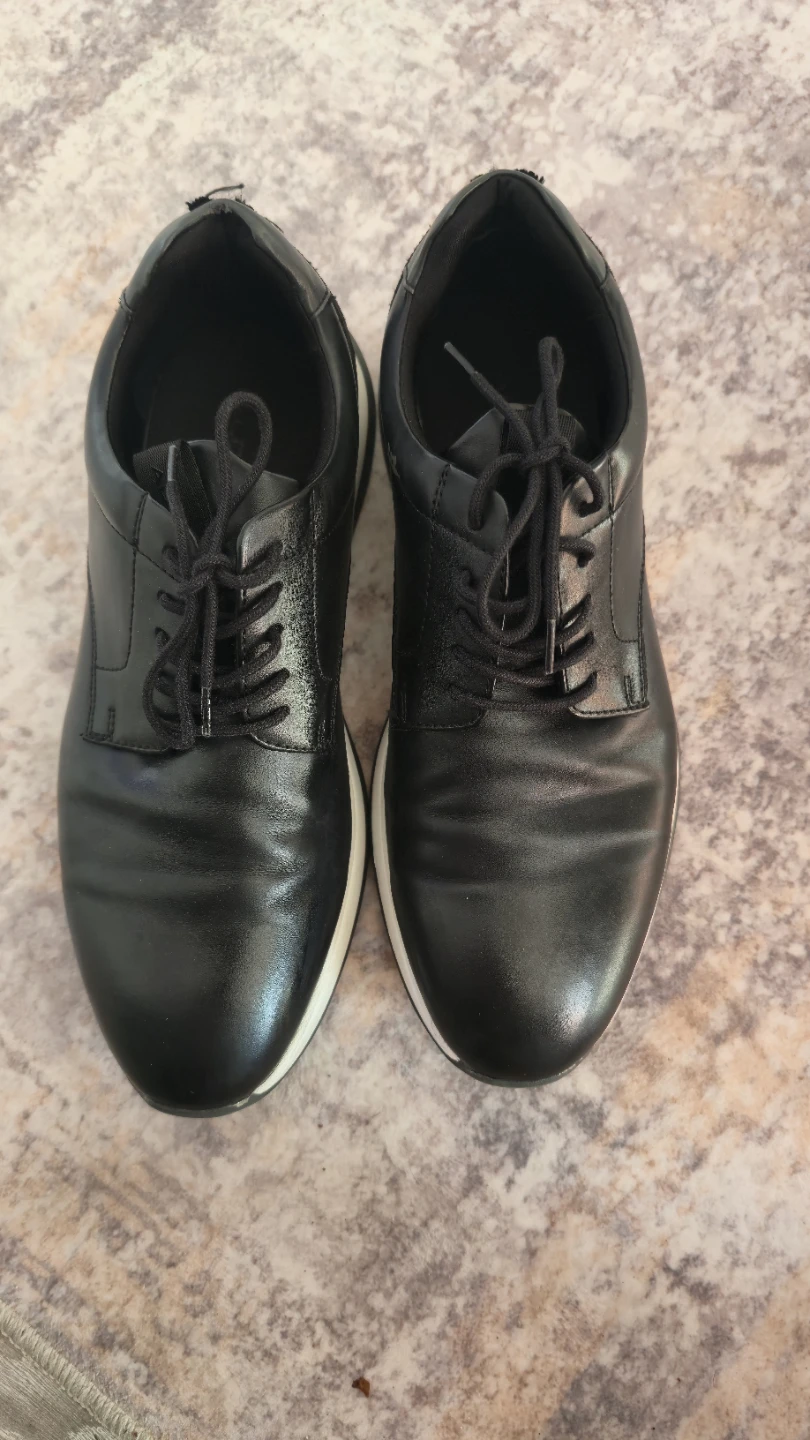 Black Leather Dress Shoes - Size 9.5
