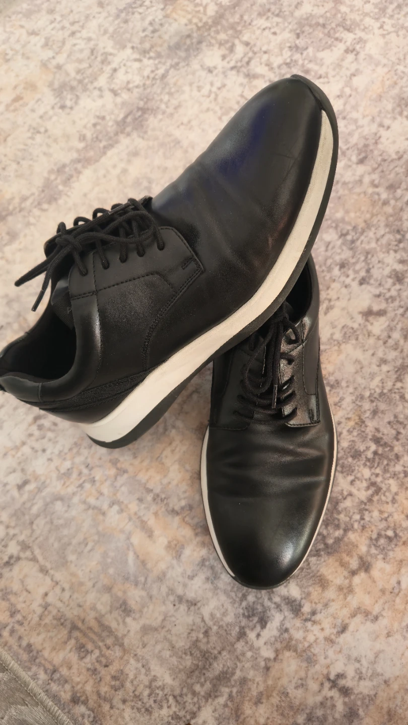 Black Leather Dress Shoes - Size 9.5 - photo 2