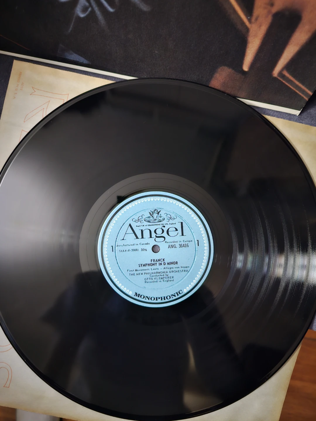 Franck Symphony in D Minor Vinyl Record - Otto Klemperer - photo 3