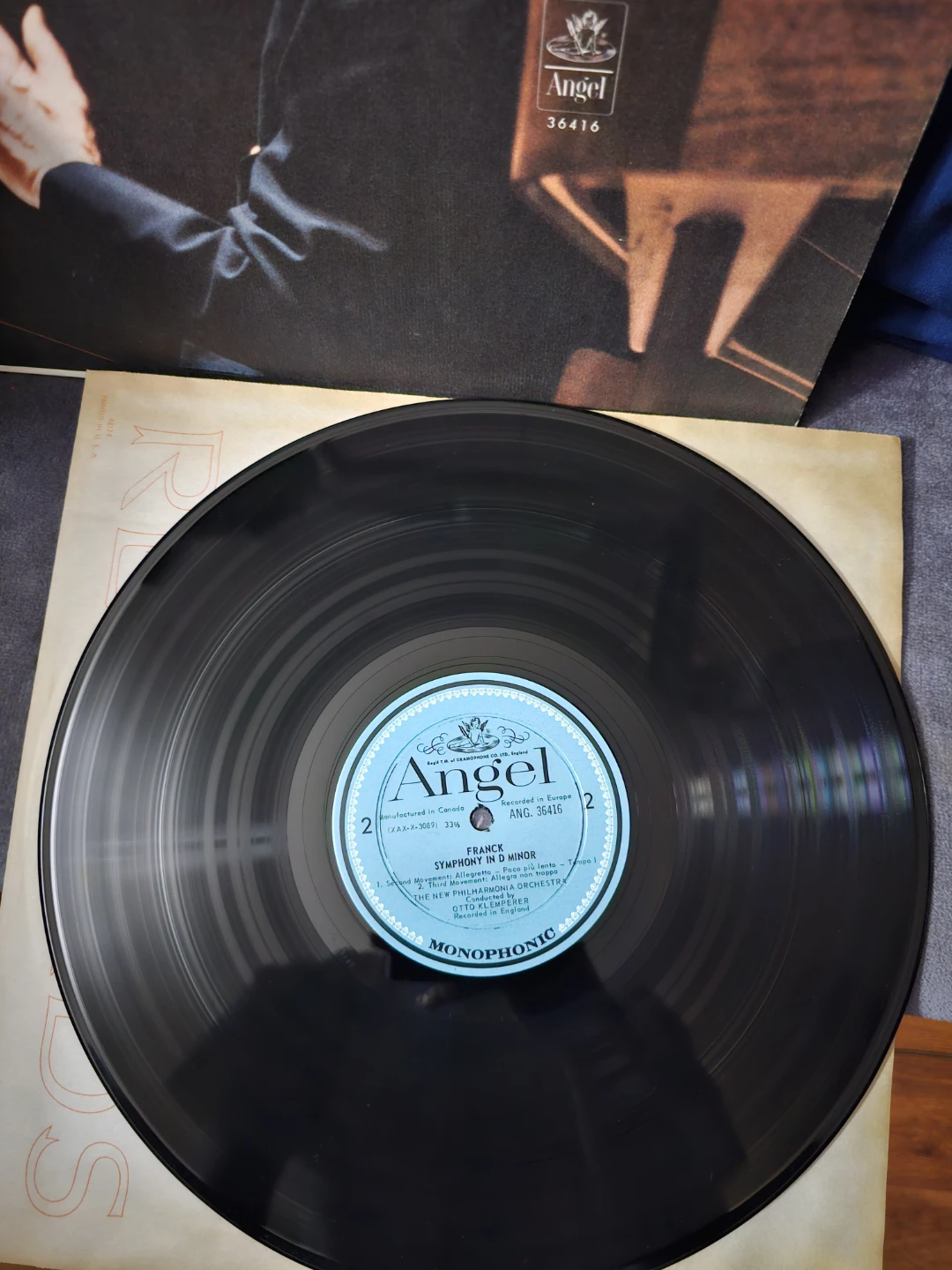 Franck Symphony in D Minor Vinyl Record - Otto Klemperer - photo 4