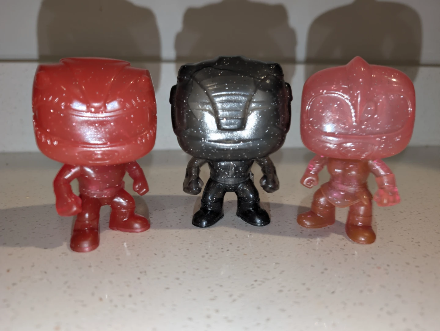 Funko Pop Power Rangers 2017 Translucent Glitter Lot of 3