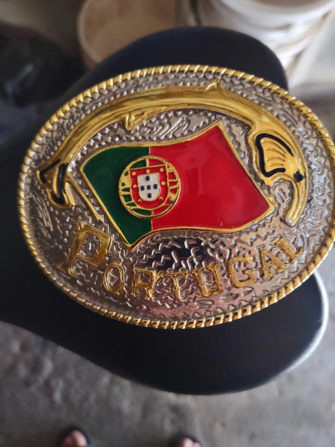 Portugal Flag Belt Buckle - photo 3