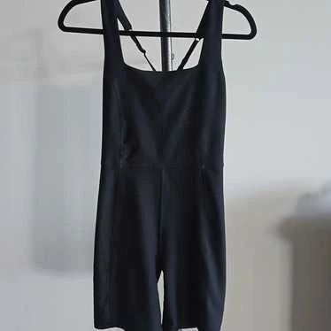 YPB SculptLUX Black Athletic Romper Jumpsuit Size S