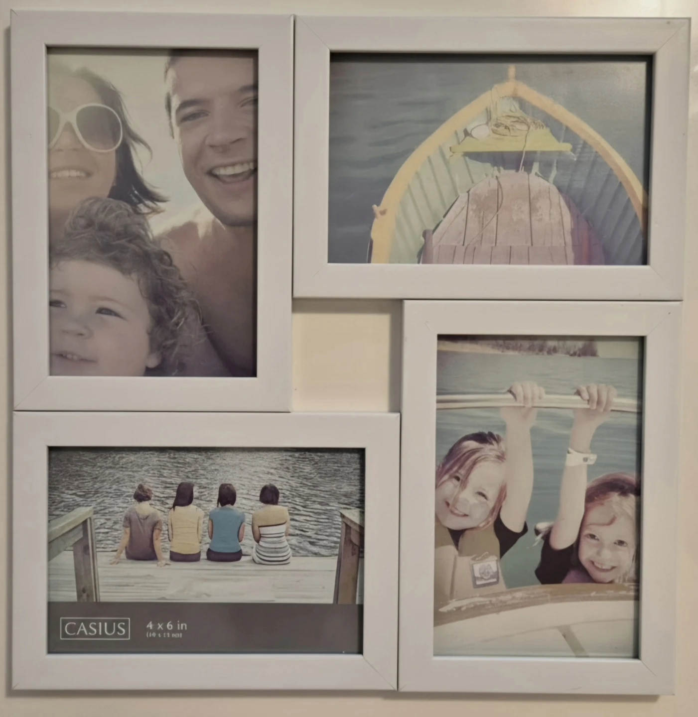 White Collage Photo Frame