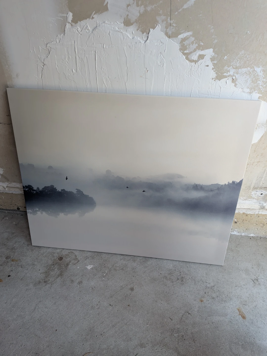 Misty Landscape Canvas Art Print