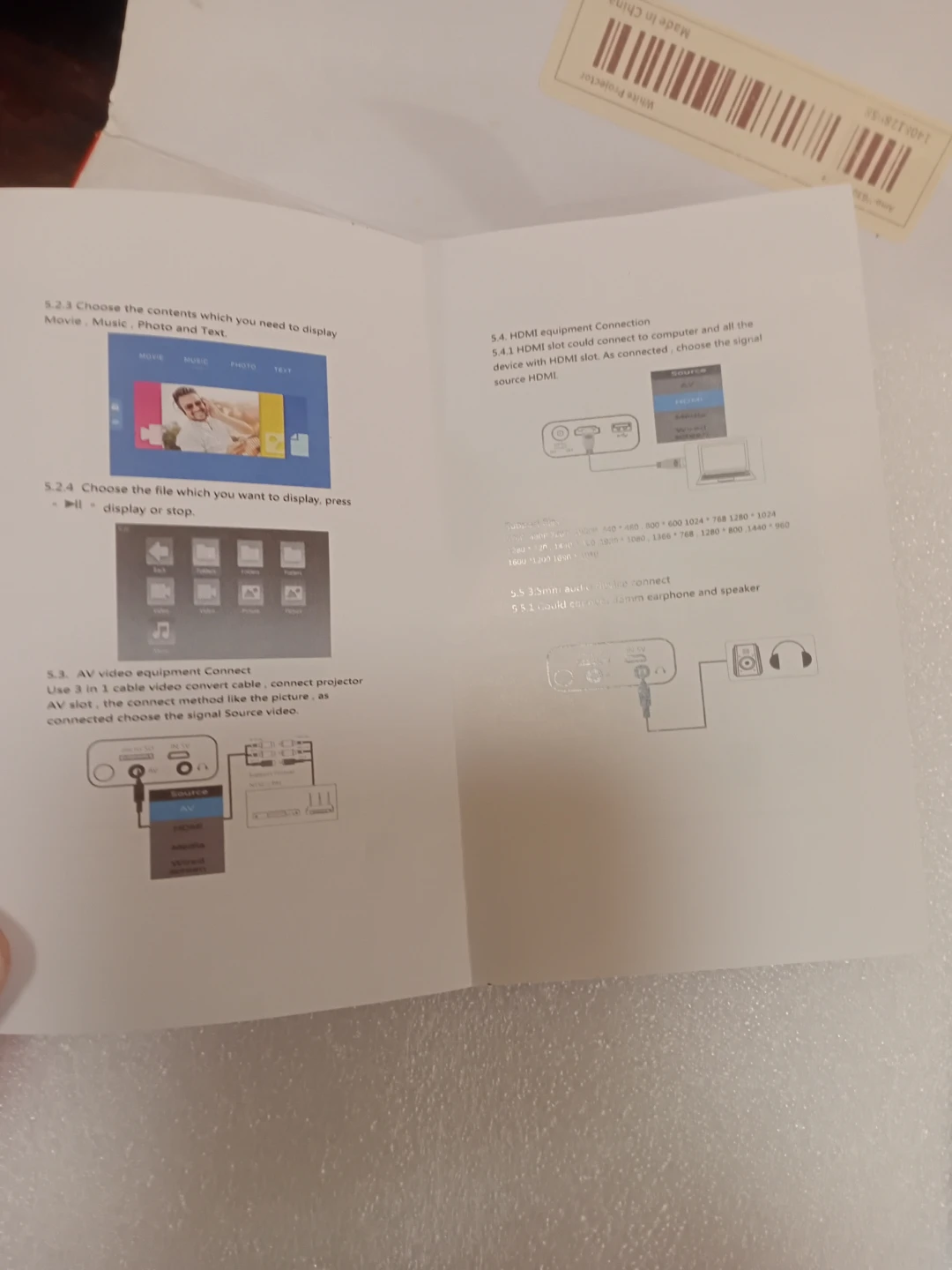 Mini LED Projector - photo 4