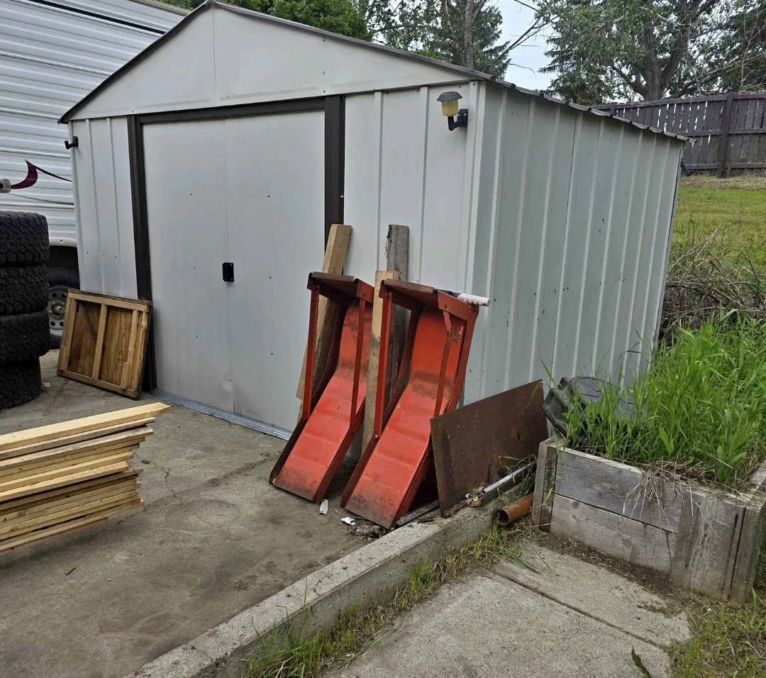 8×10 metal shed