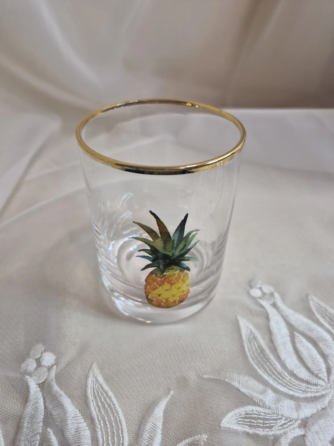 4" x 3" Glass with Pineapple - photo 3