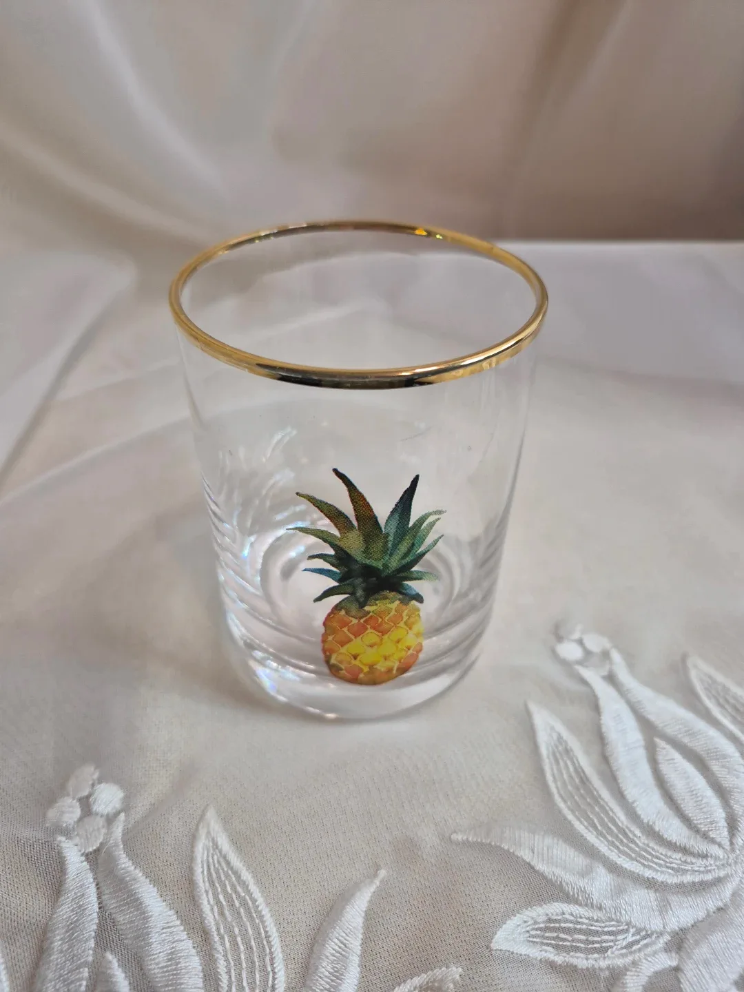 4" x 3" Glass with Pineapple - photo 3