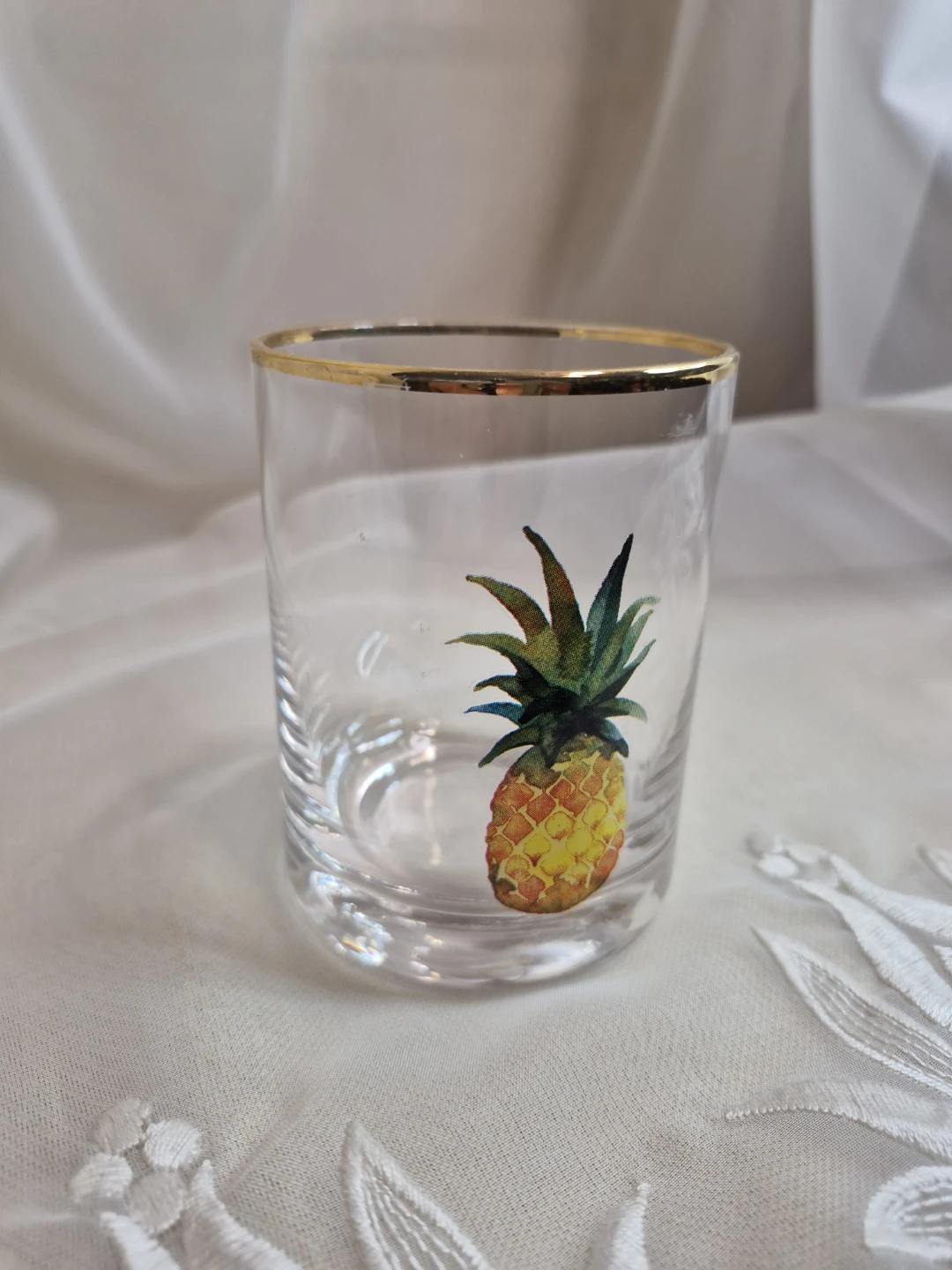 4" x 3" Glass with Pineapple - photo 4