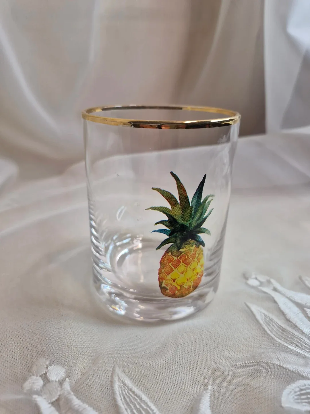 4" x 3" Glass with Pineapple - photo 4
