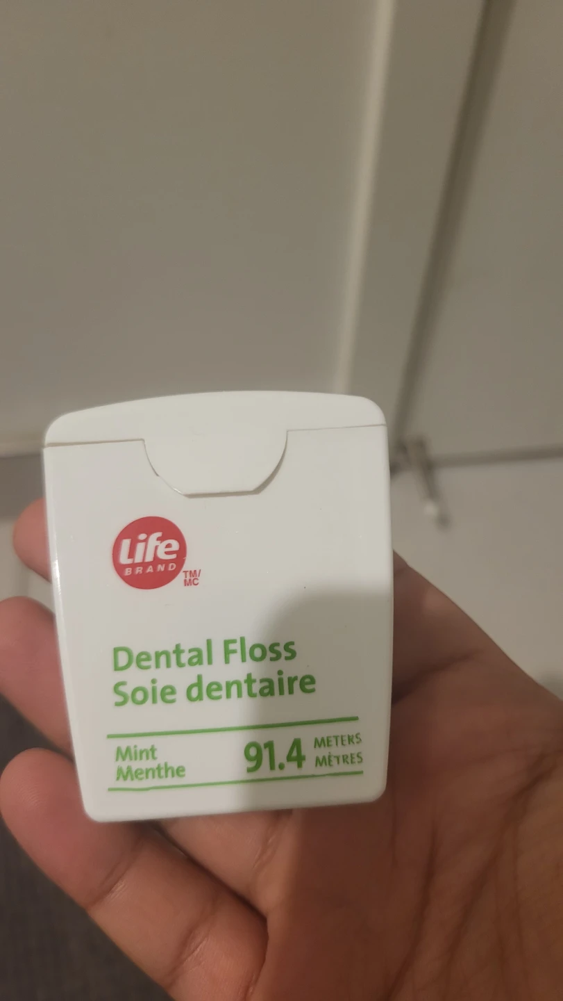Life Brand Dental Floss - Mint, 91.4 Meters