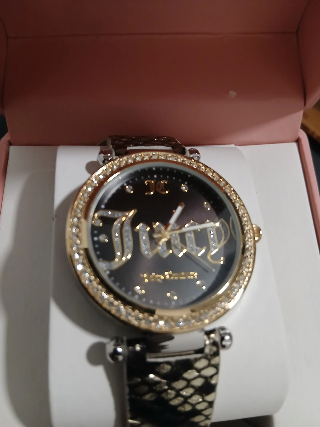 Juicy Couture "Tracy" Watch with Rhinestone Bezel