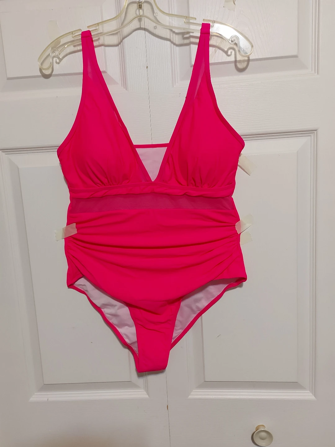 Women's Hot Pink One-Piece Swimsuit