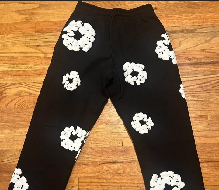 AFRICAN DIASPORA GODS DENIM TEARS Black Sweatpants