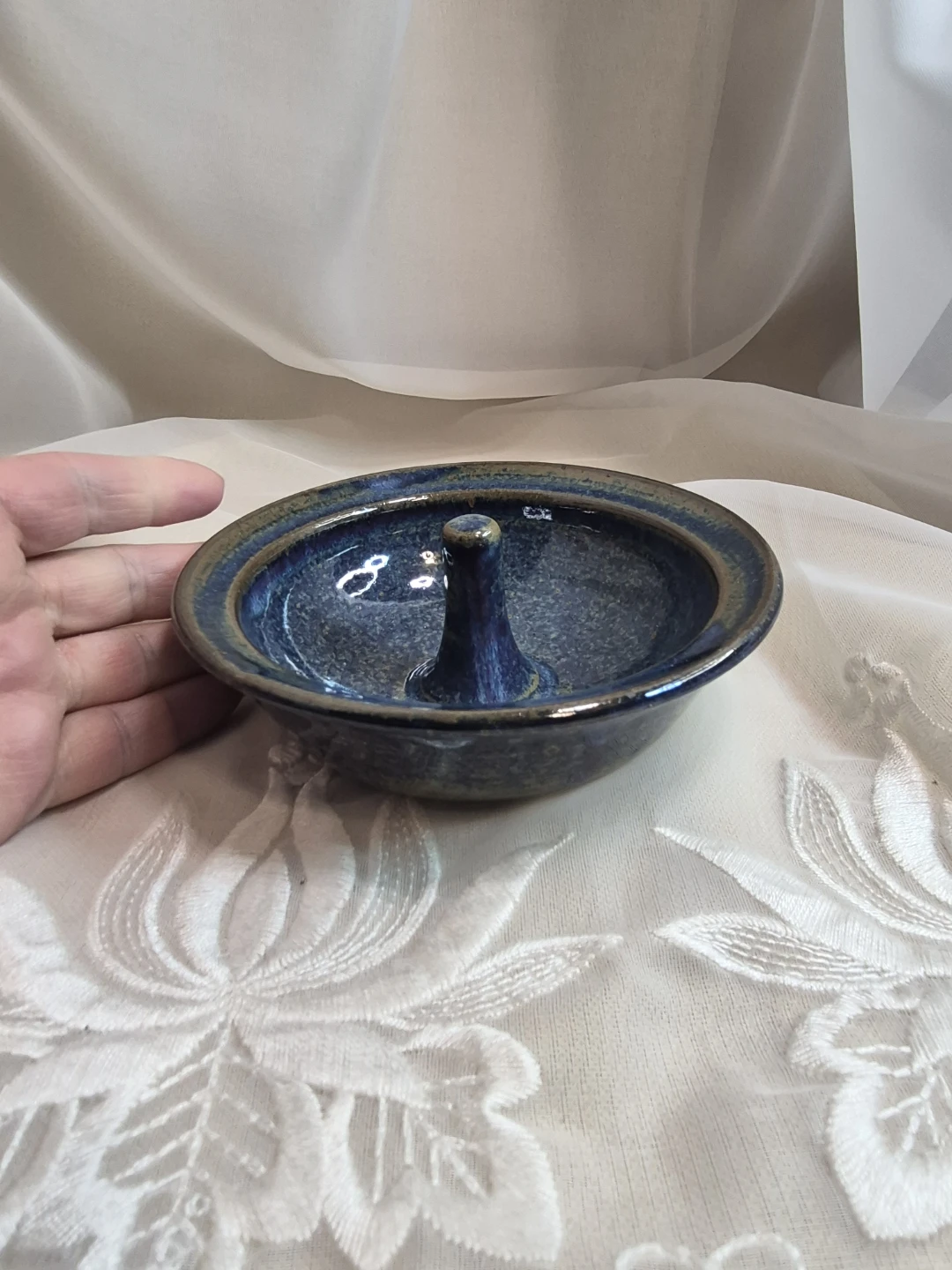 Handmade & Signed Pottery Apple Baker Dish