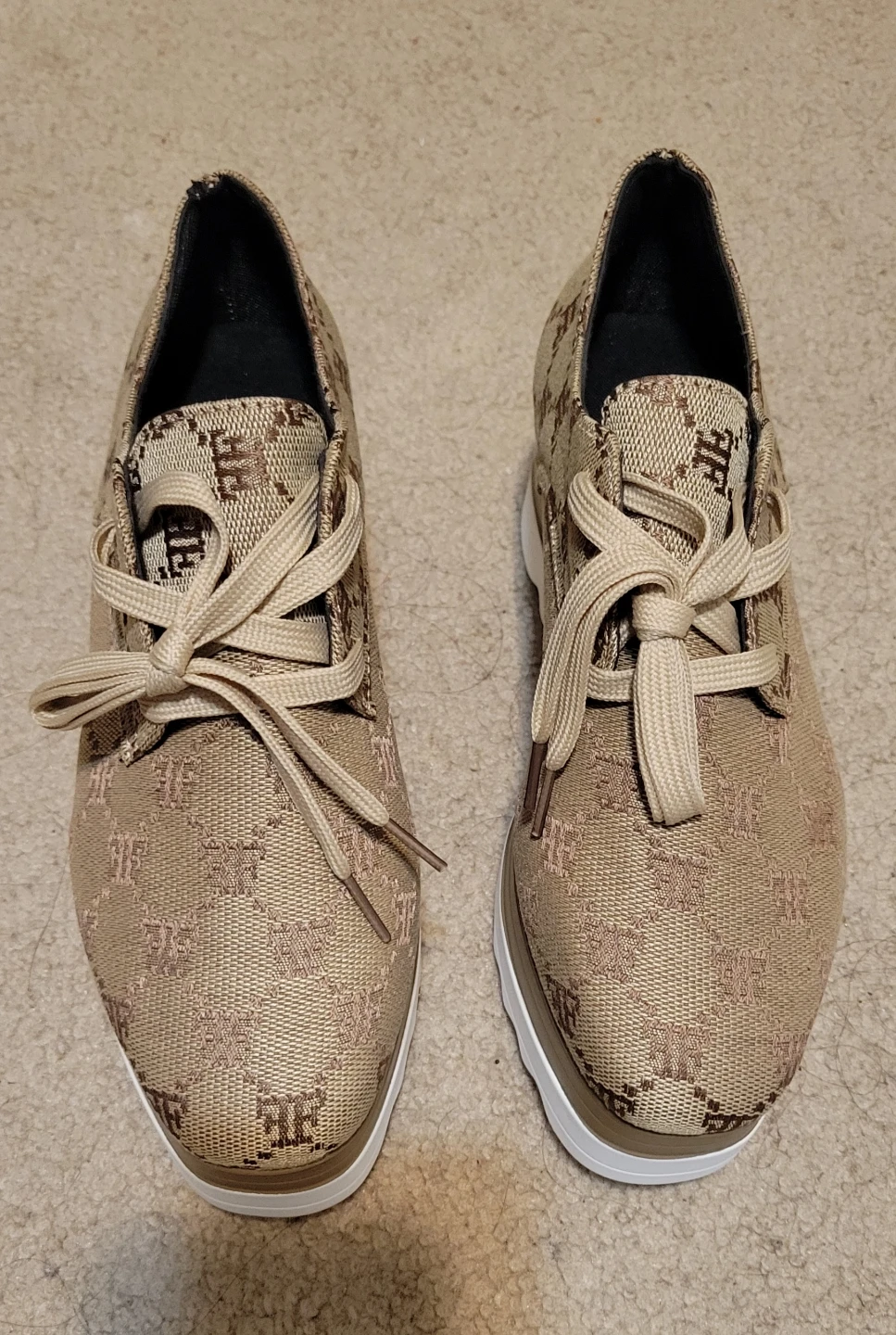 Tan Monogram Platform Shoes - photo 4