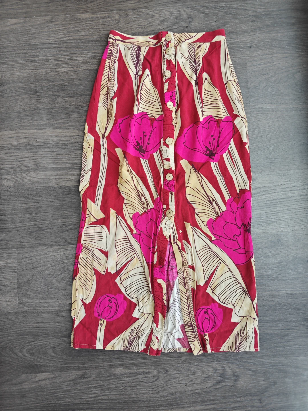 ZARA Floral Maxi Skirt