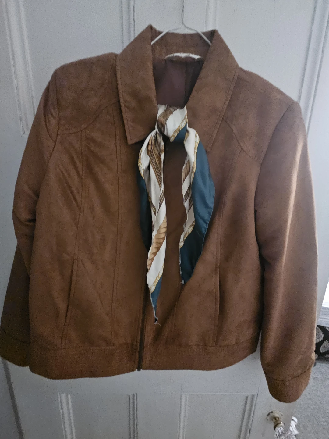 Tradition Petite Brown Jacket with Scarf