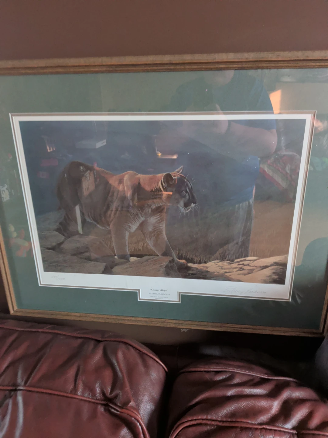 Framed Art Print "Cougar Ridge" by Shelley Barkman