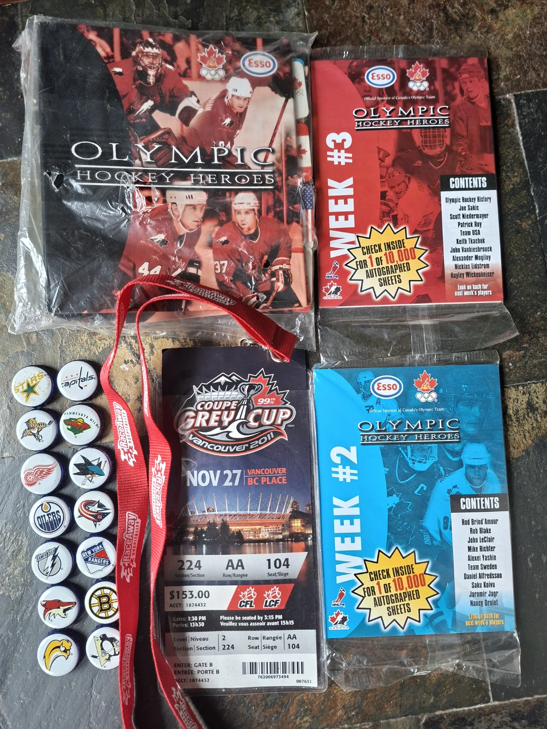 Mixed Sports Collectables Lot