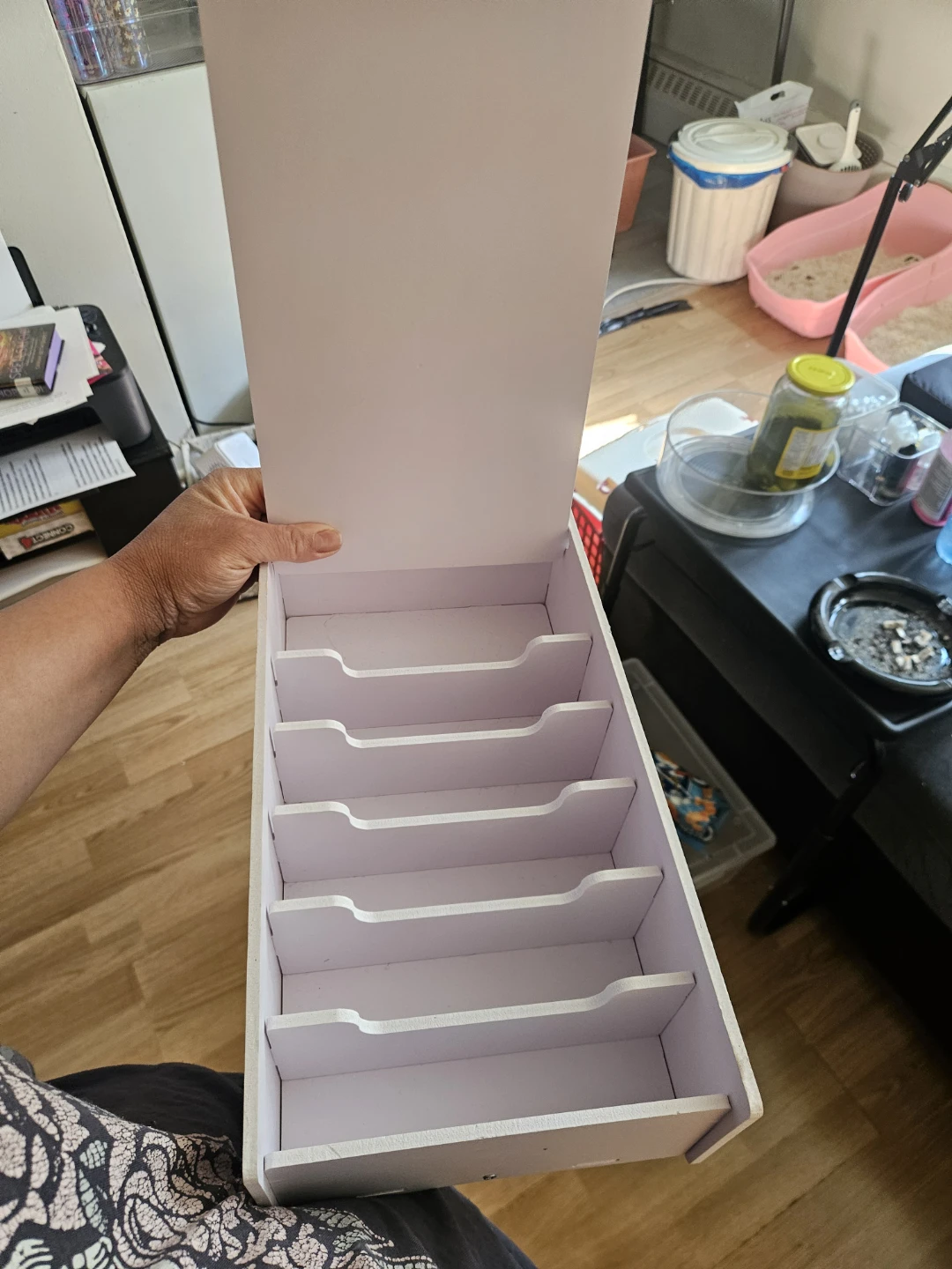 White Desk Organizer with 6 Tiers - photo 2