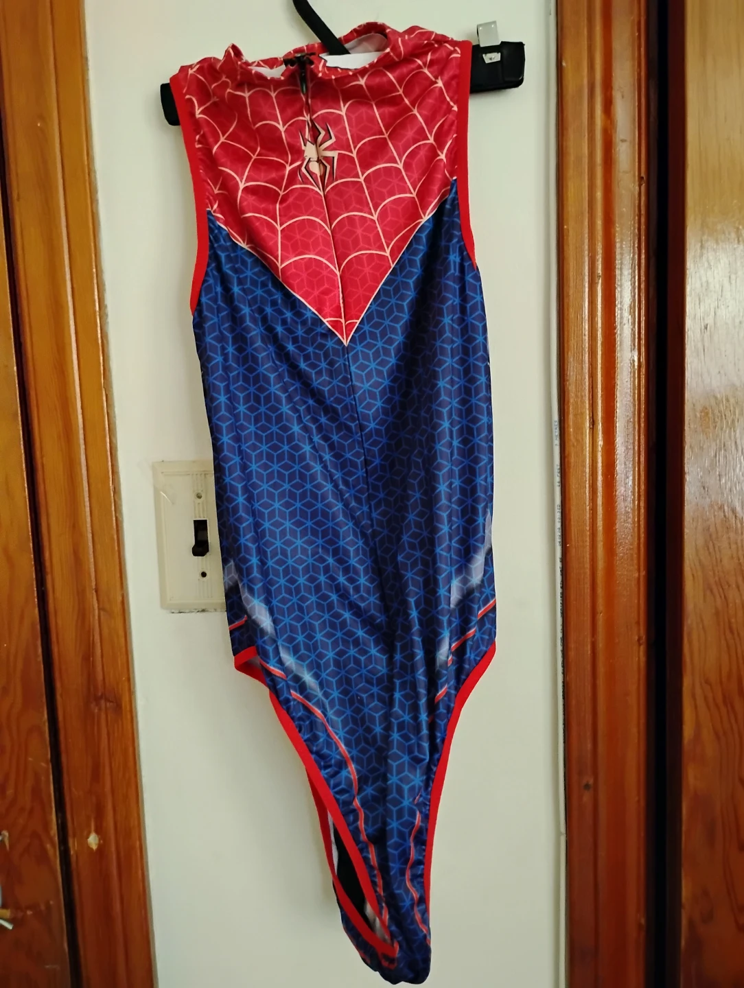 Spiderman Costume Bodysuit with Sleeves - photo 2
