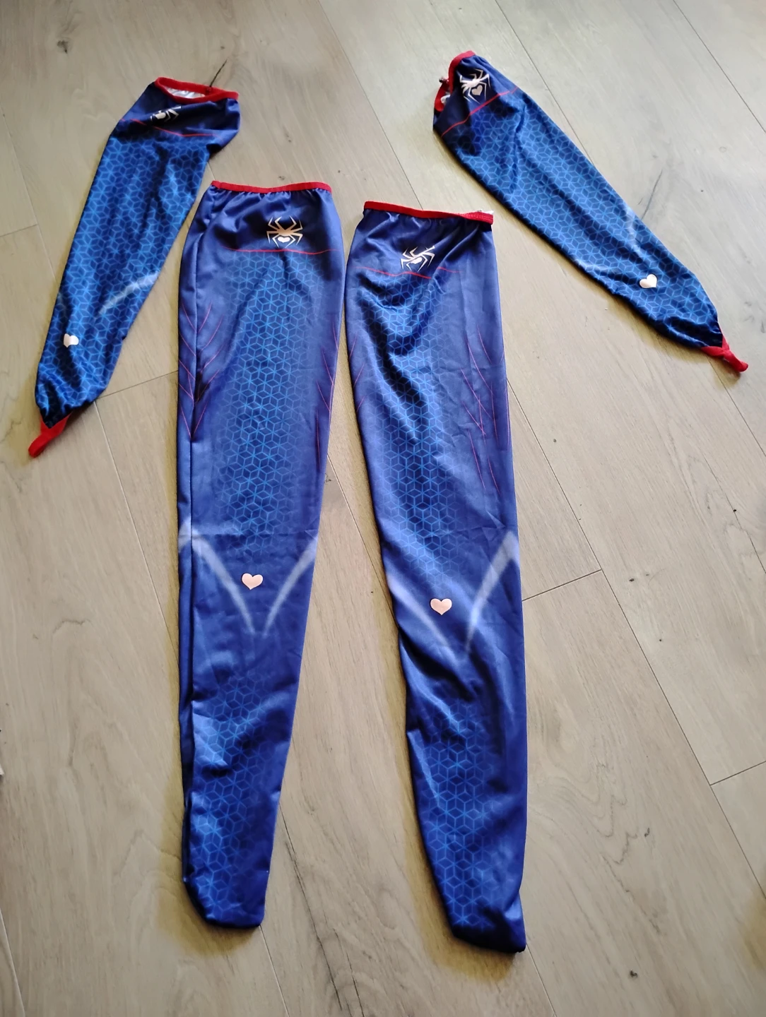 Spiderman Costume Bodysuit with Sleeves - photo 3