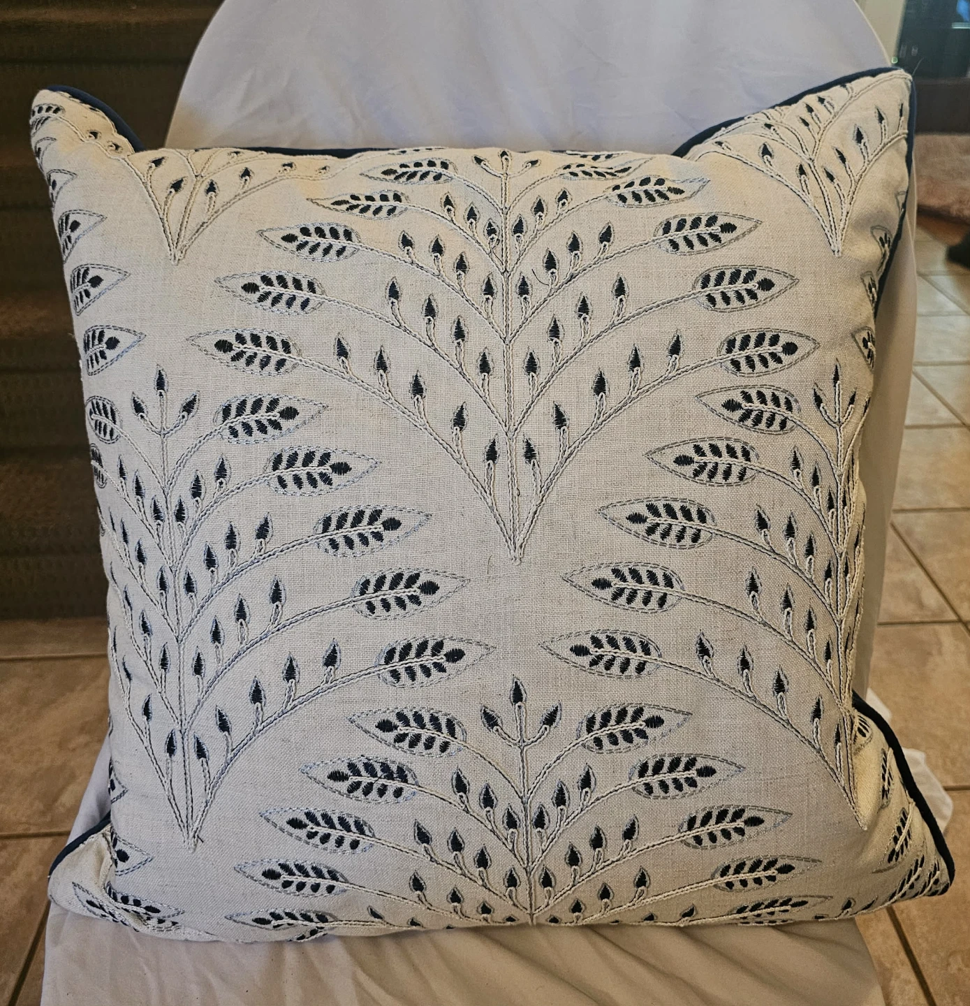 Multi-Coloured Leaves Rectangle Decor Pillow
