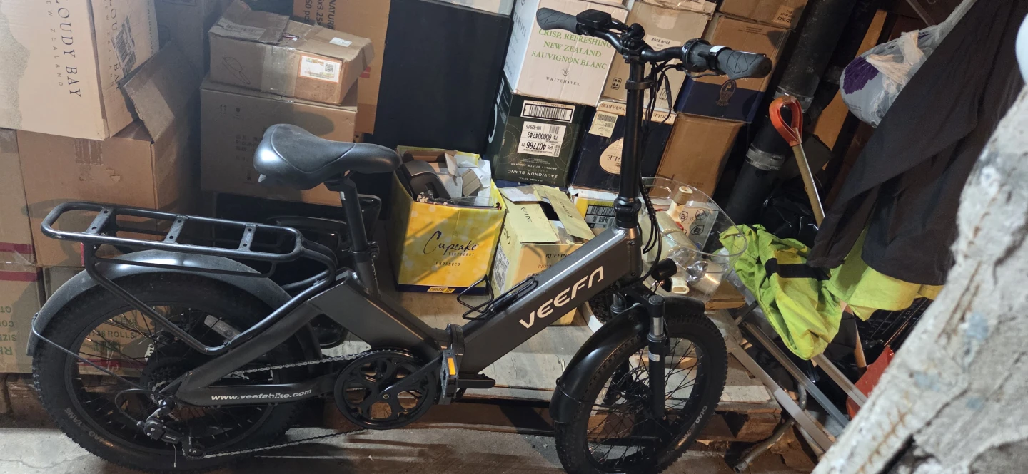 VEEFN Electric Folding Fat Tire Bike
