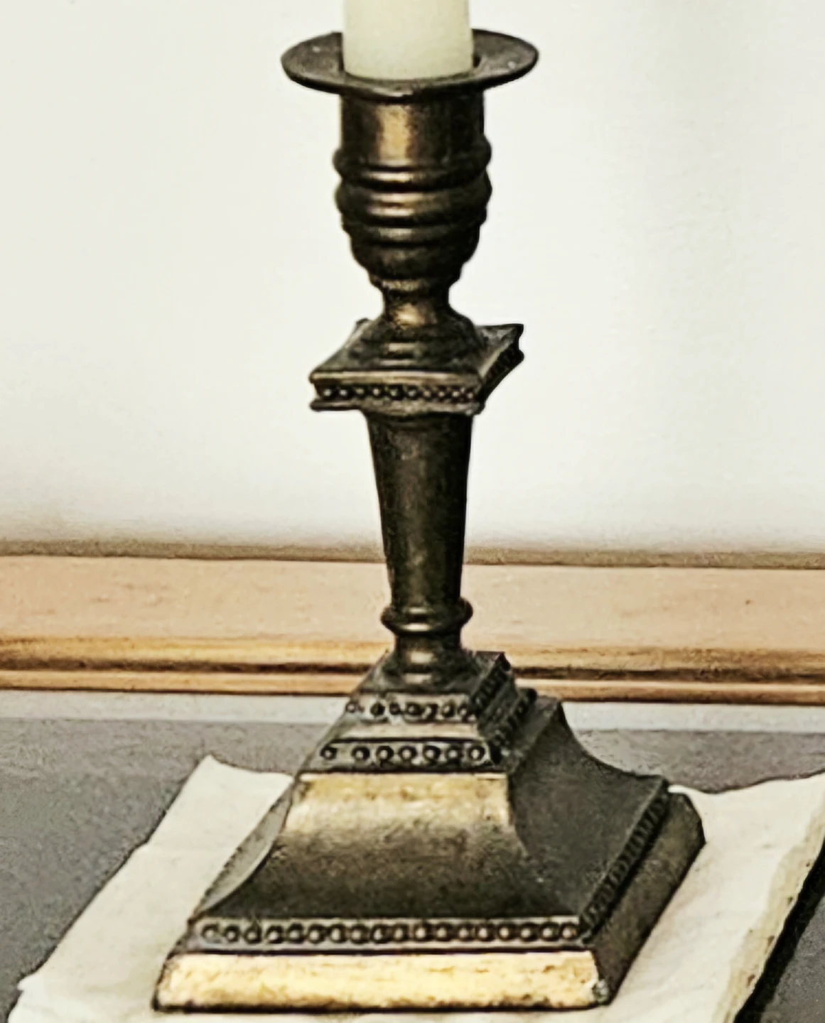 Bronze Figurine & Candle Holder Set ✨️ - photo 4