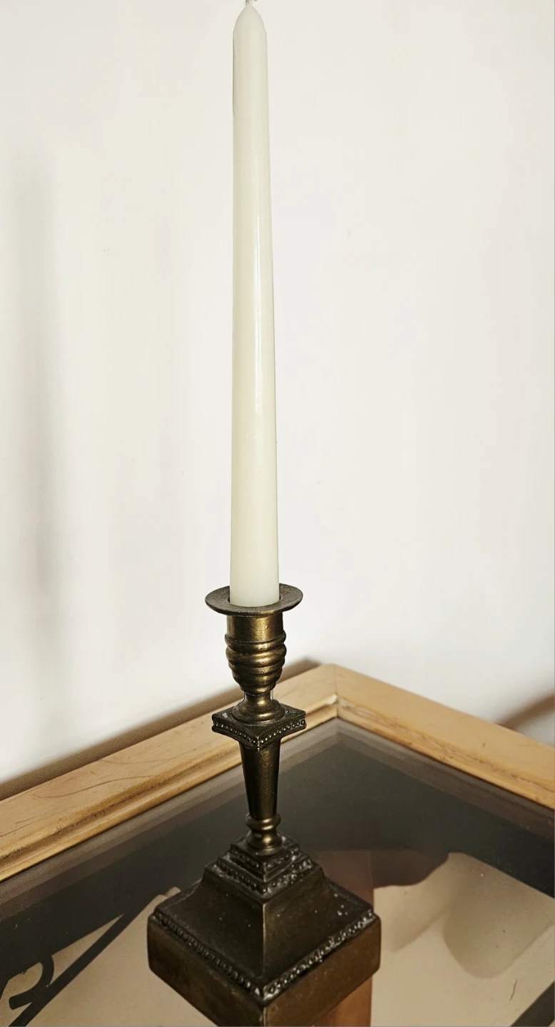Bronze Figurine & Candle Holder Set ✨️ - photo 5