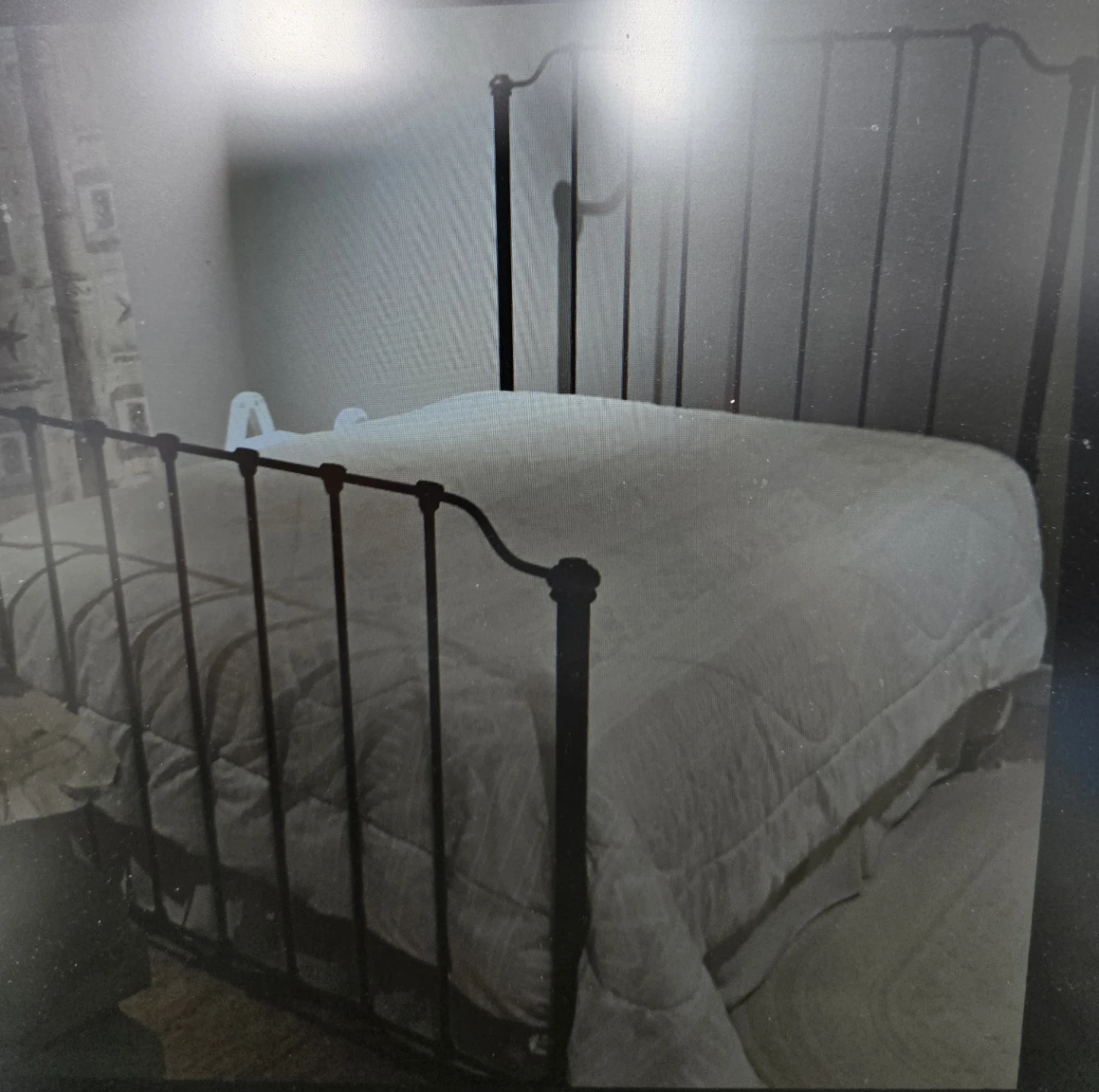 Double frame, boxspring and mattress