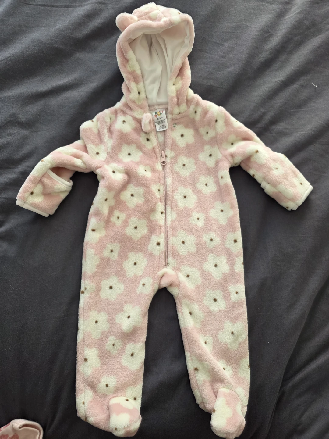 Baby Gear Fleece Sleepsuit 0-3M