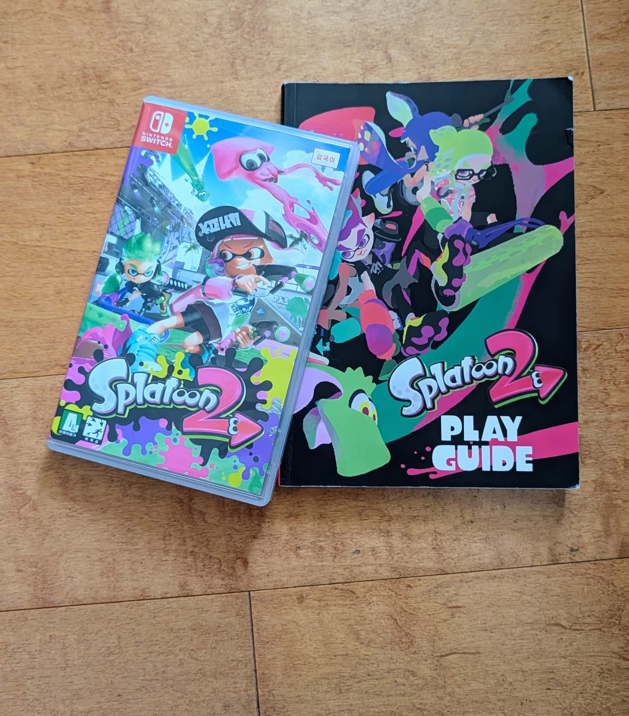 Nintendo Switch Splatoon 2 Game and Play Guide (Korean)