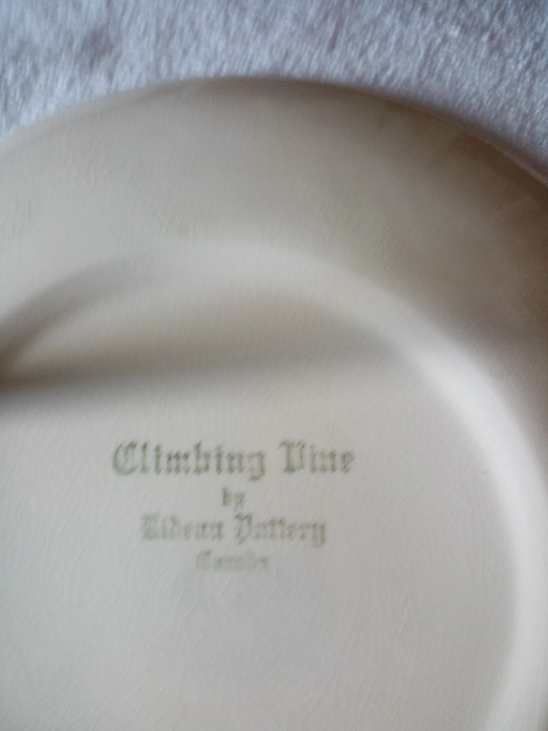 Eldean Pottery "Climbing Vine" Plate - photo 2