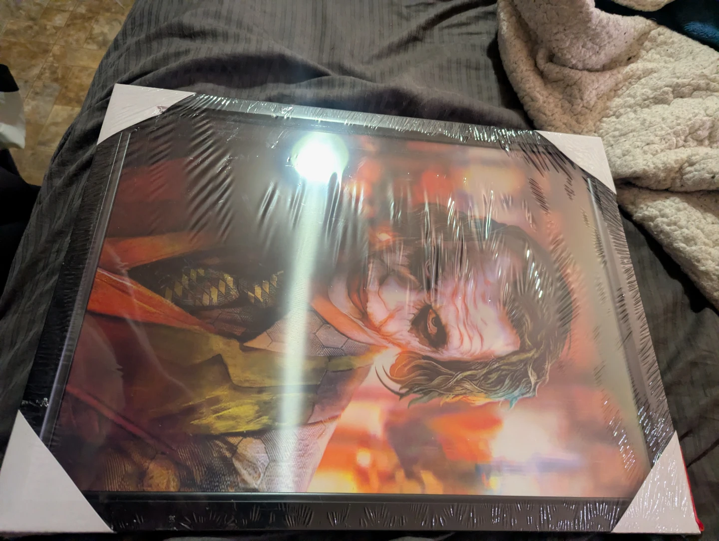 Framed Joker Art Print 3d lenticular - photo 4