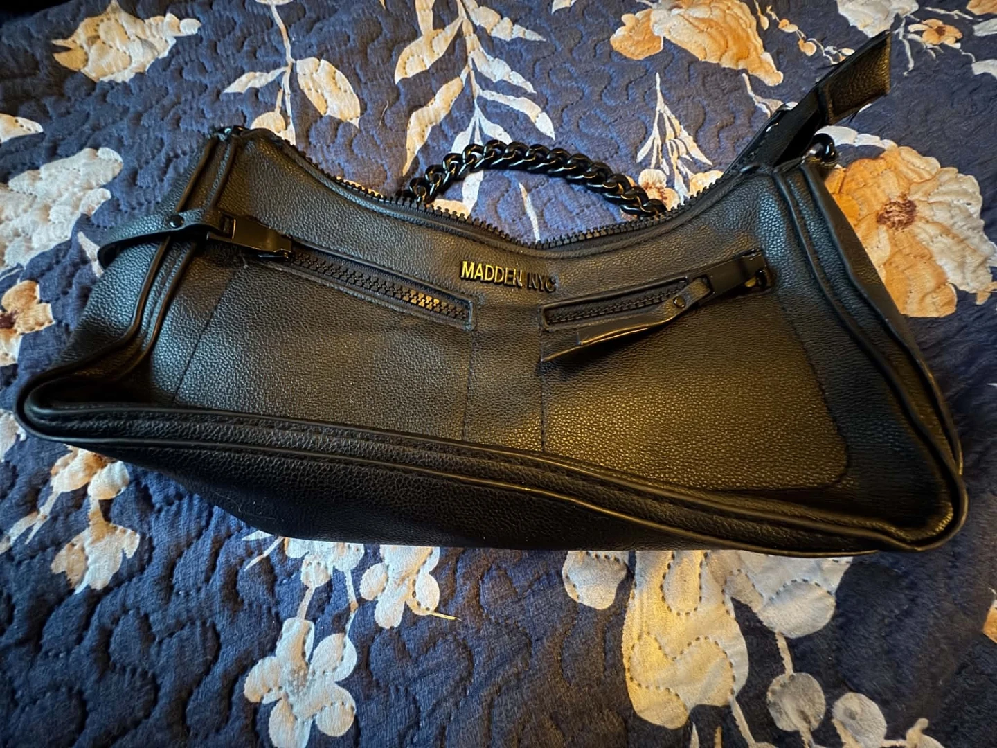 Madden NYC Black Shoulder Bag