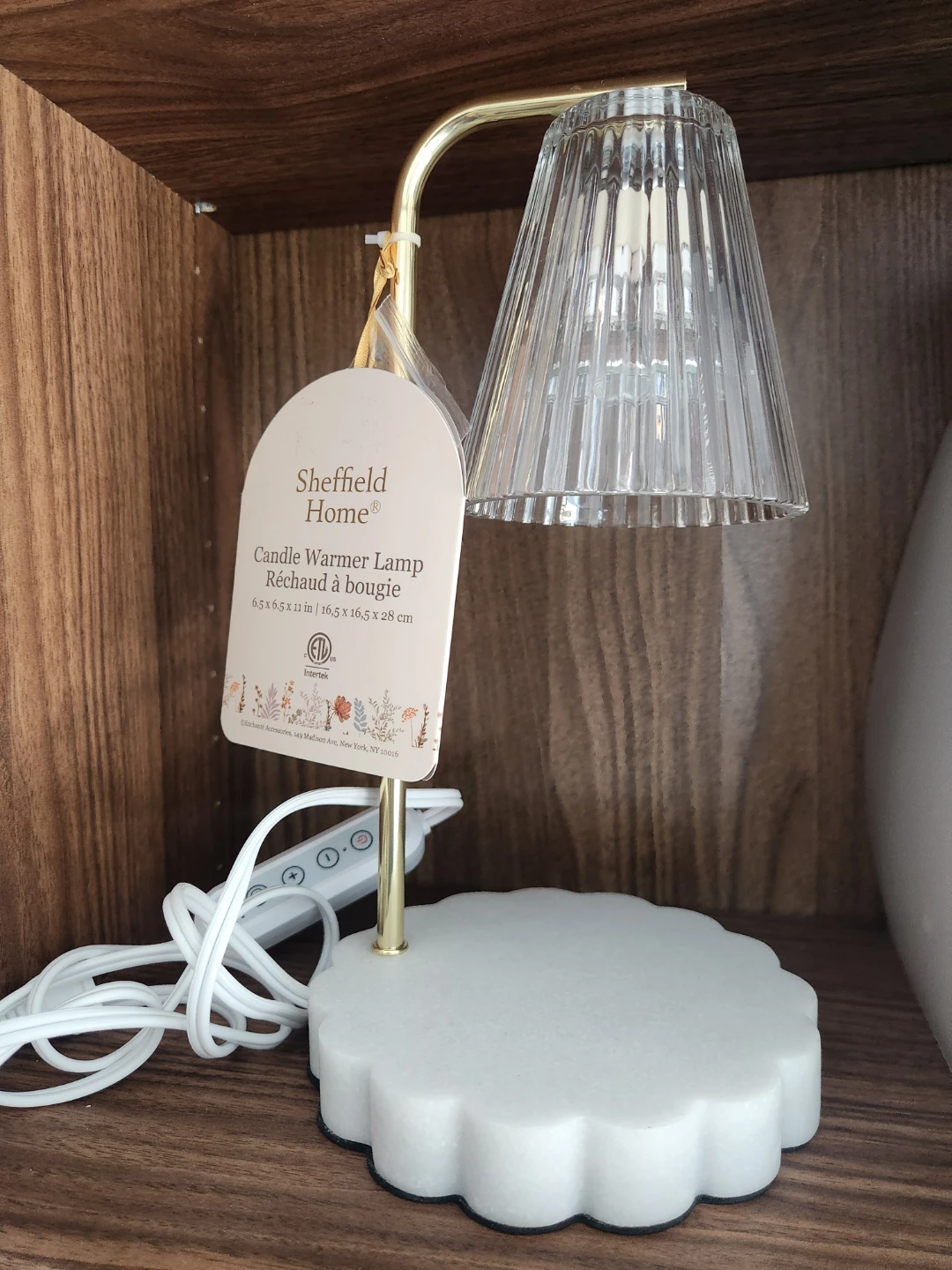 DW Home Ocean Flower Candle & Candle Warmer Lamp