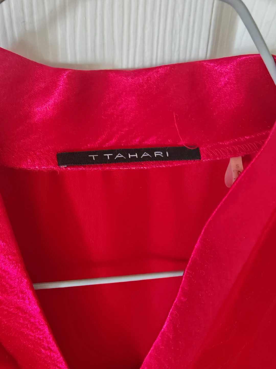 T Tahari Red Sleeveless Blouse Size S - photo 2